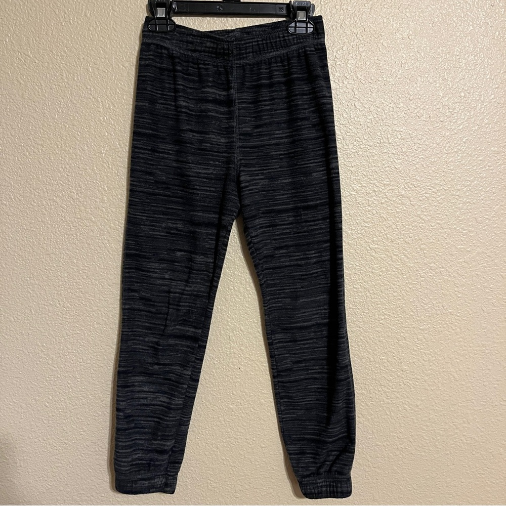Jumping Beans Boys Size 7 Charcoal Gray & Black Striped Jogger Pants